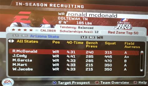 NCAA 06 auto generated recruit names are hilarious sometimes : r