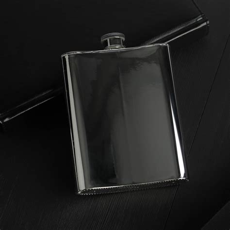 Фляга с окном под наклейку, 240 мл серебро (7059093) - Купить по цене ...