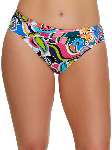 Bleu Rod Beattie Womens Go For Bold Sarong Hipster Bikini Bottom Style RBGB Swimsuit