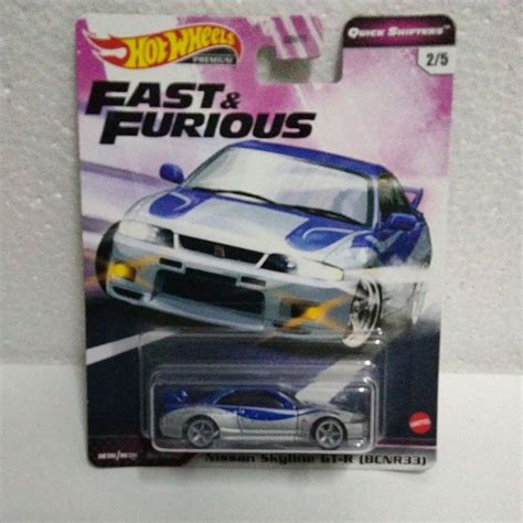 Hot Wheels Fast And Furious Tokyo Drift Nissan Skyline Gtr Bnr33 Shopee Malaysia