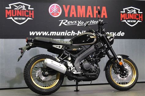 Motorrad Yamaha XSR125 Legacy Schwarz 2023 Von Der Munich Bike Factory