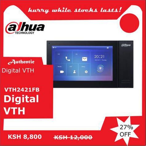 Dahua Digital VTH (DHI-VTH2421FB) CCTV price from jumia in Kenya - Yaoota!