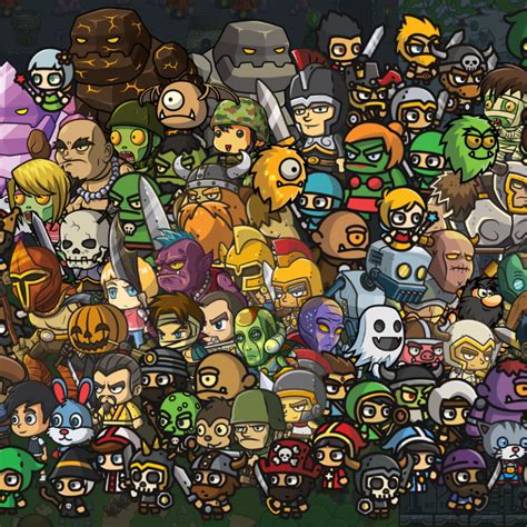 Chibi Character Bundle 2d Game Asset Tokegameart