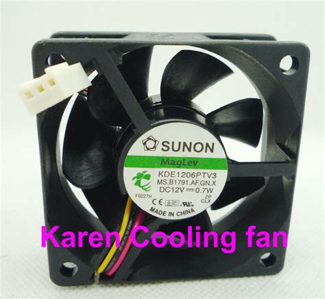 SUNON 6cm KDE1206PTV3 HA60251V4-0000-C99 6025 12v 0.7W Cooling fan ...