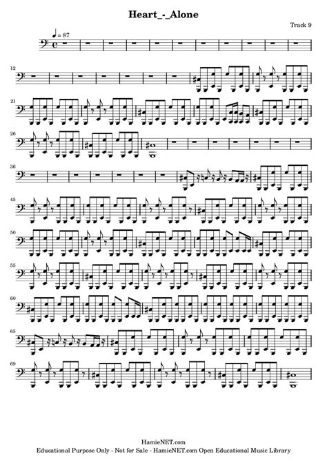 Heart Alone Sheet Music Heart Alone Score Hamienet