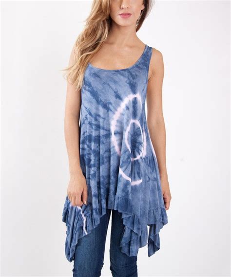 Look At This Purple Tie Dye Sidetail Top On Zulily Today Tops