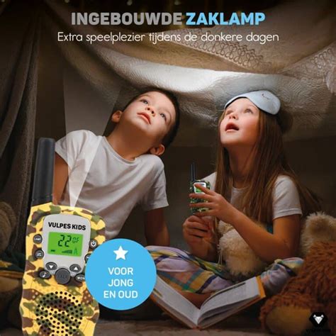 Walkie Talkie Voor Kinderen 3 Stuks Vulpes Goods