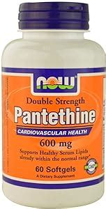 Amazon Pantethine 600 Mg Now Foods 60 Softgel Health