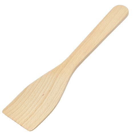 Wooden Spatula Flat End 12inch 30cm Drinkstuff