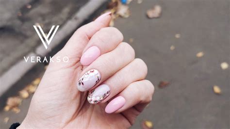 Веночек из цветов. Простой дизайн ногтей. Выпуск 138 - YouTube