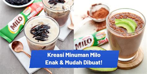 Inilah Milo Minuman Coklat Sachet Yang Menggugah Selera Jendelahewan