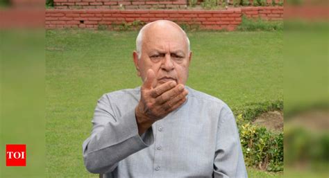 Sc Notice To Centre J K On Plea For Producing Farooq Abdullah India