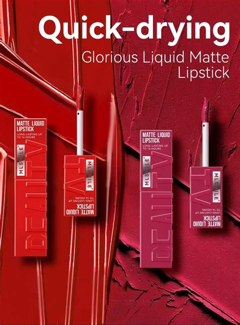 Mini Vegan Luxury Red Nude Lipstick Set Waterproof