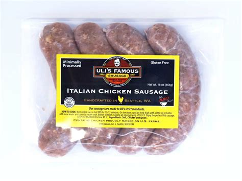 Ulis Famousitalian Chickensausage Ulis Famous Sausage