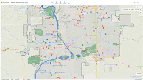 Janesville, Wisconsin Map