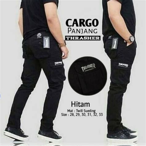 Jual Bisa Cod Yang Lagi Hits Celana Panjang Pria Cowok Cargo