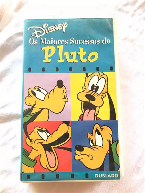 Fita Vhs Disney Lacrada Os Maiores Sucessos Do Pluto Mebuscar Brasil