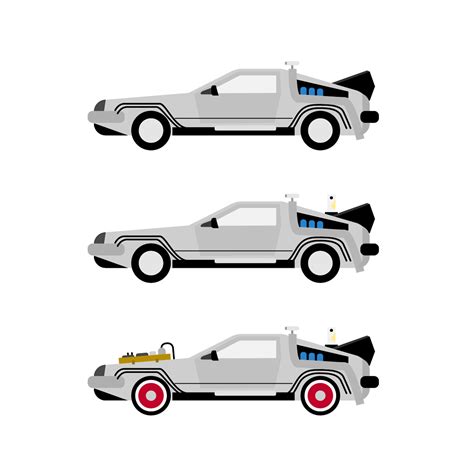 Grammaphic Delorean Back To The Future Trilogy