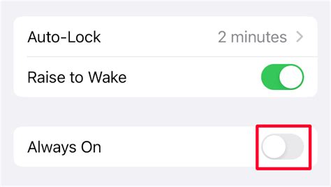 How To Turn Off The IPhone S Always On Display
