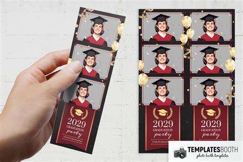 Graduation Party Photo Booth Template - TemplatesBooth