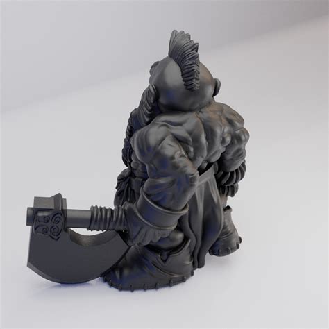 Hot Goblin ドワーフ狂戦士ポーズC ミニチュア ホットゴブリン 狂戦士 フィギュア