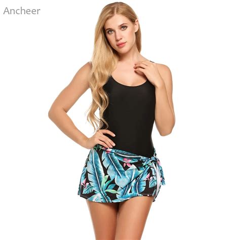 Aliexpress Buy Brand New Bikini Swimsuit Women Sexy One Piece Swim Dress Bathing Swimsuit