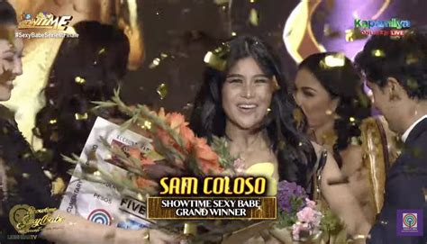 Sam Coloso Crowned As First Showtime Sexy Babe Grand Winner Lionheartv