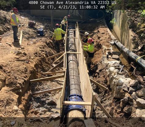 Sewer Main installation – Aves Construction Corporation