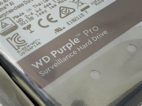 24時間365日稼働前提、監視カメラ向けウエスタンデジタルHDD WD Purple Proシリーズの14TB「WD141PURP」と18TB ...