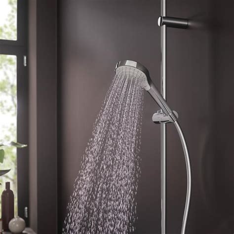 Hansgrohe Croma Select S Hand Shower 3 Spray Modes Chrome Matt White