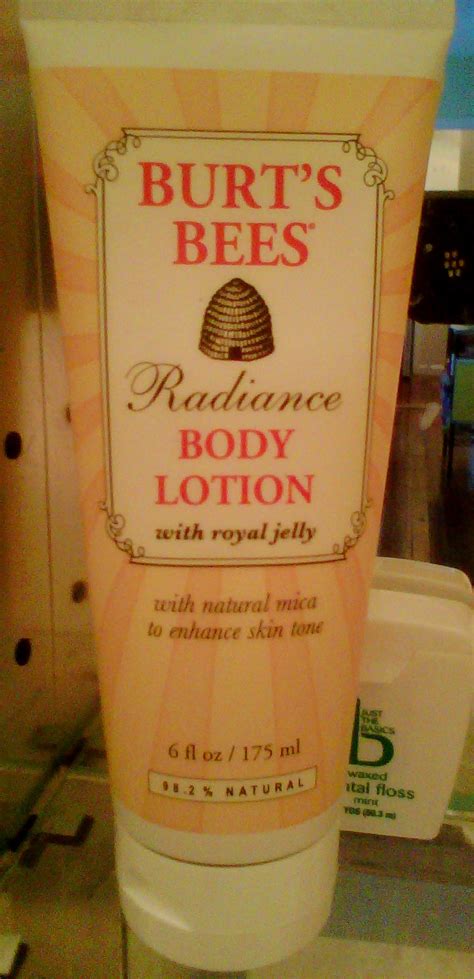 Boston Green Blog Review Burts Bees Radiance Body Lotion