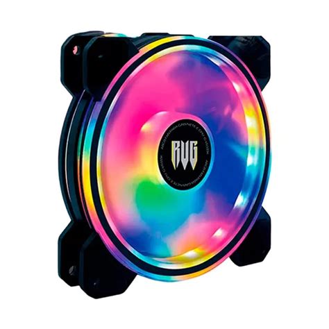 Cooler Fan Led RGB 120mm Ventoinha Gabinete Cpu Gamer PC VR 331