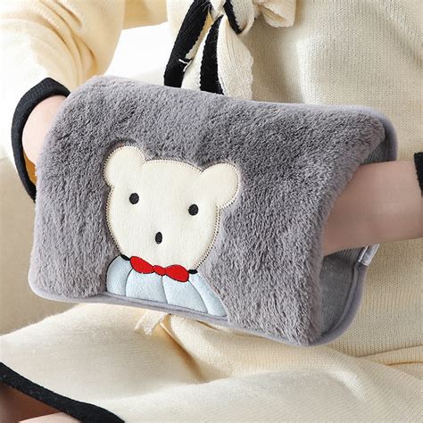 Electric Hot Water Bag Cute Plush Hand Warmer Portable Hot Water Bag Warmer Bags For Neck And