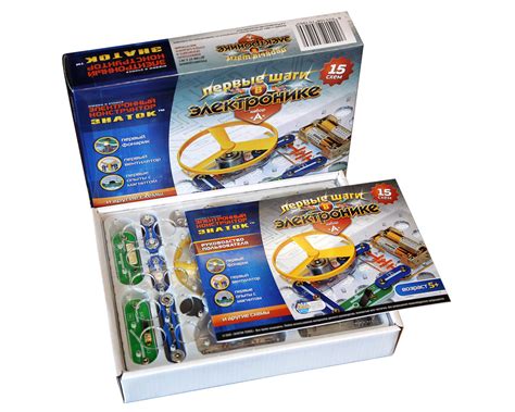 Конструктор Электронный конструктор Знаток "Набор A" 15 схем купить в в ...