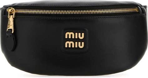 Miu Miu Logo Lettering Zipped Belt Bag Shopstyle