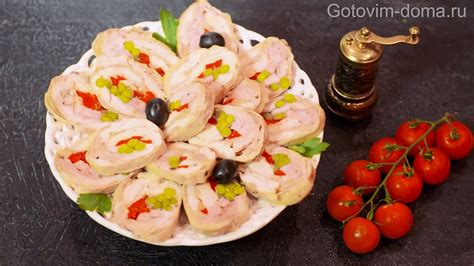 Просто Пальчики Оближешь 😊 КУРИНЫЙ РУЛЕТ с СЮРПРИЗОМ ️ Готовим дома ...