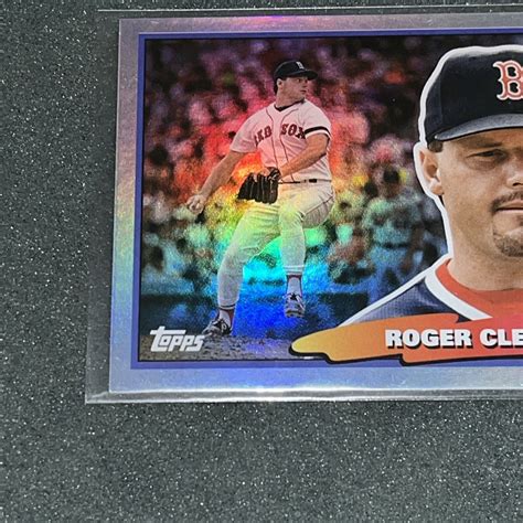 Topps Archives Roger Clemens Boston Red Sox Big Foil