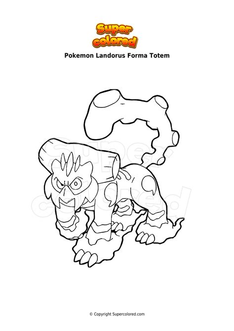 Disegno Da Colorare Pokemon Landorus Supercolored The Best Porn Website