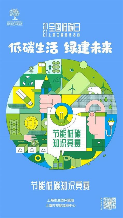 海报发布 2021全国低碳日·上海主题宣传活动预告来啦！节能 2021年“全国低碳日·上海主题宣传活动”基于双碳背景，将从“衣、食