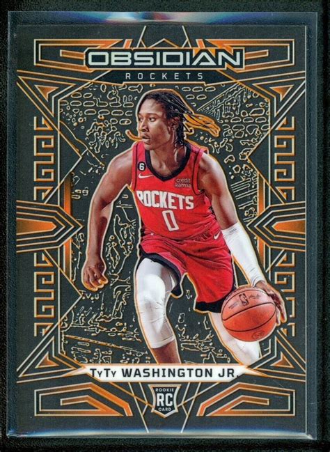 Tyty Washington Jr Panini Obsidian Rookie Rc Ebay