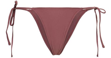Tropic Of C Praia Bikini Bottoms In Purple Lyst