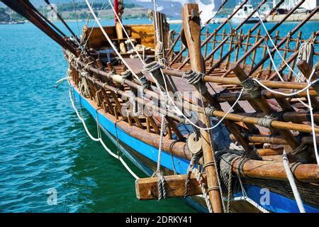 Replica Of The Argo The Ship Of The Argonauts In The Greek Mythology