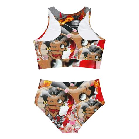 Betty Boop Sporty Bikini Set Etsy
