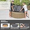 Amazon Bestway Saluspa Energysense Thermal Inflatable Hot Tub Spa Cover Fits Only Round