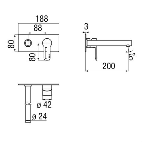 Nobili RD00198 1CR NEW ROAD Miscelatore Lavabo Solo Parte Esterna