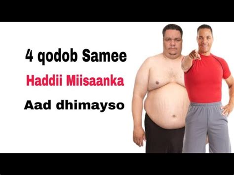 4 Qodob Oo Muhiim U Ah Miisaan Dhimista Sida Miisaankaga Aad U Dhimi