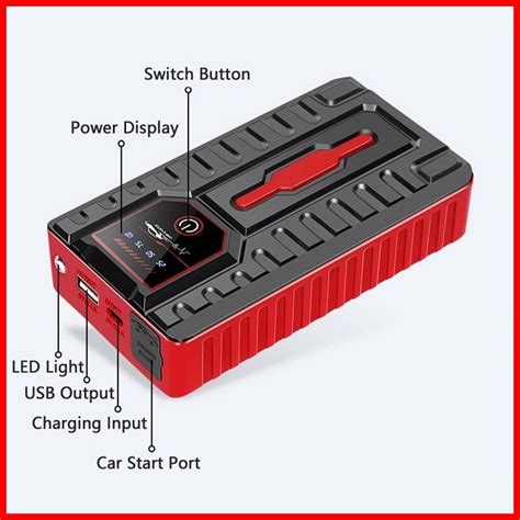 JANTECH 99800MAh PowerBank Multi Function 12V Emergency Car Jump