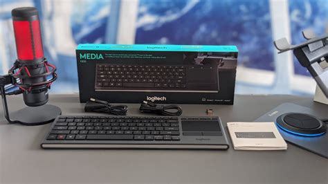 Logitech Media K830 Illuminated Wireless Keyboard Unboxing Tutorial