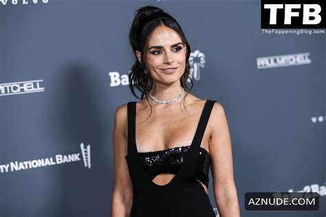 Jordana Brewster Sexy Seen Flaunting Her Hot Tits In A Black Dress At The Baby Baby Gala In West