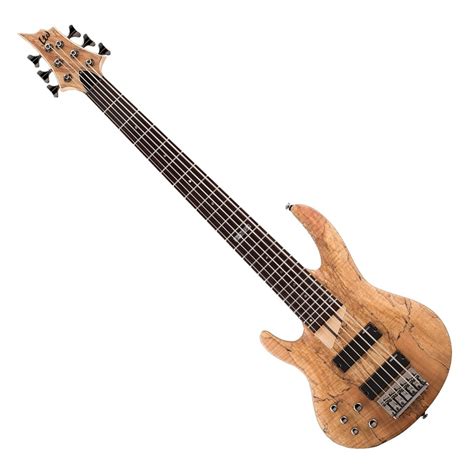 Disc Esp Ltd B 206sm 6 String Left Handed Bass Guitar Natural Satin Gear4music